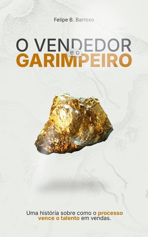 Capa do livro 'O Vendedor e o Garimpeiro', de Felipe Barroso